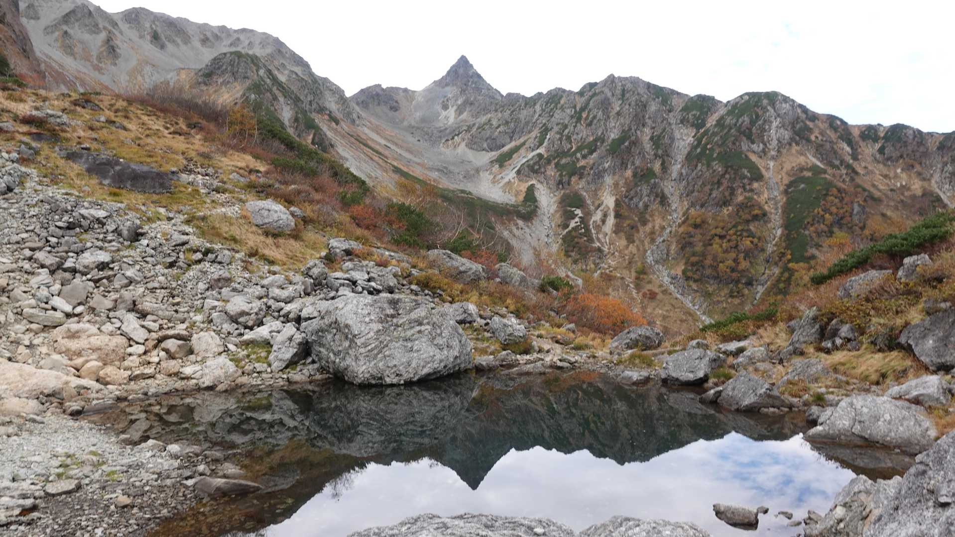 上高地バス停-河童橋-小梨平-槍見河原-赤沢岩小屋-天狗池 往復コースの写真