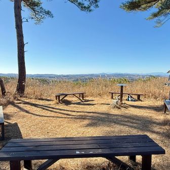 素晴らしい青空と山並み