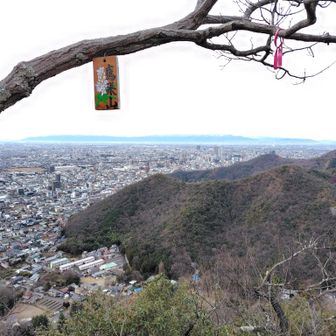 鷹巣山から養老山地
