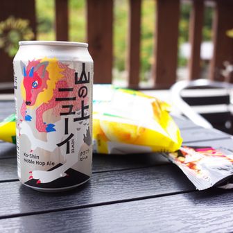 テラスでのんびり