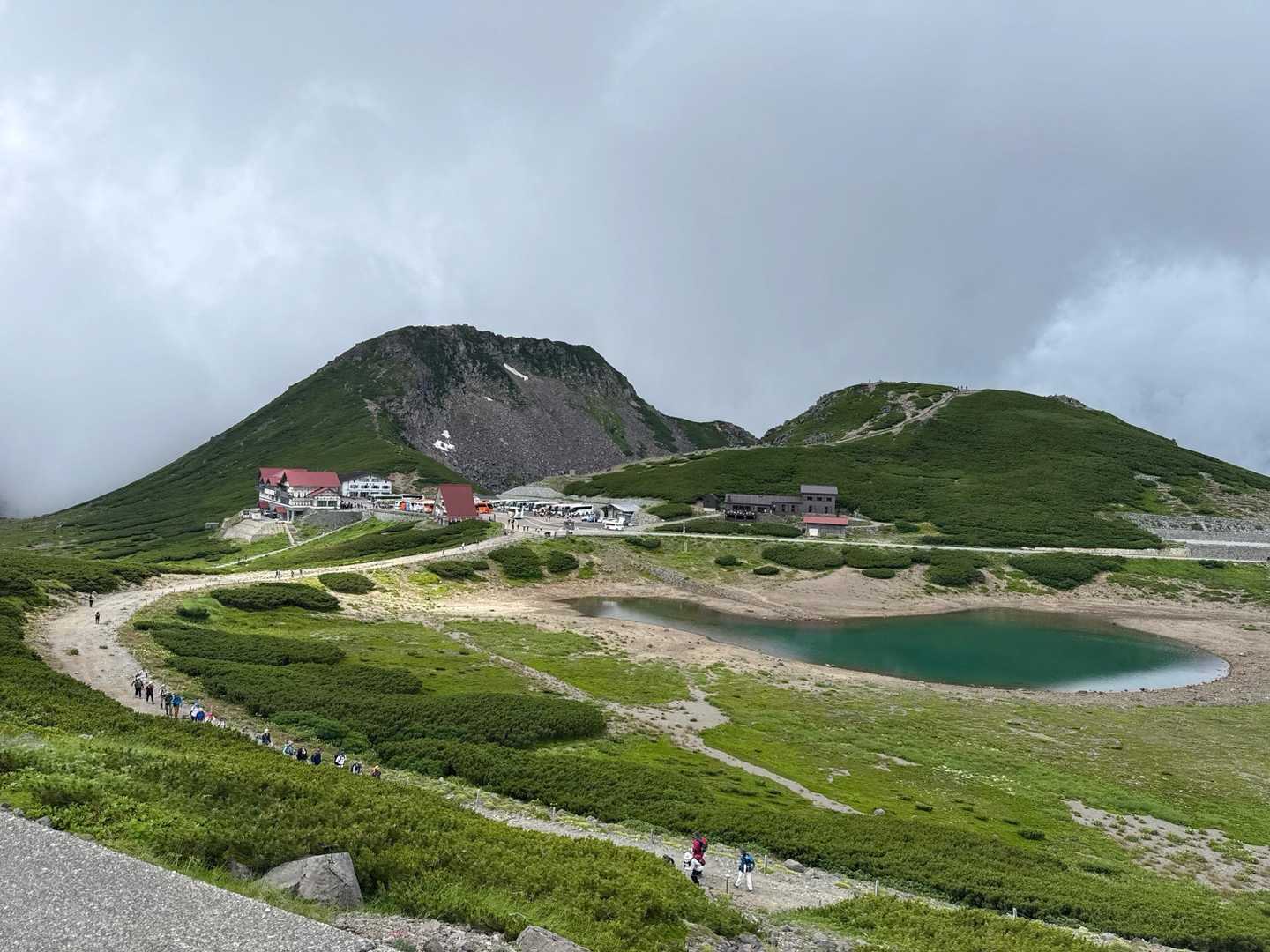 乗鞍山頂バス停-富士見岳口-剣ヶ峰口-蚕玉岳 周回コースの写真