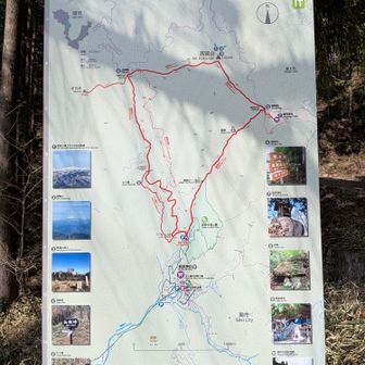 高賀山 トレイルコースガイドマップ