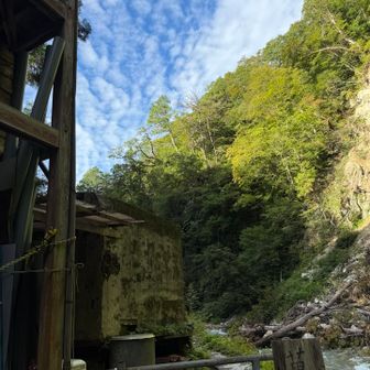 ここから鉄橋までは、河原沿いを歩いていきます。