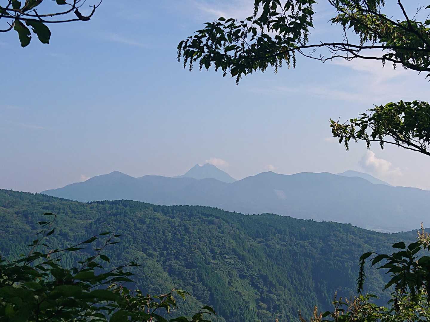 貴重な眺望（由布岳方面）