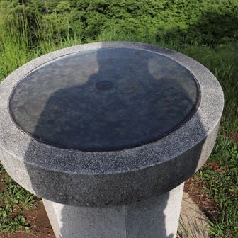 展望盤
頭の影のところに富士山の名もありました