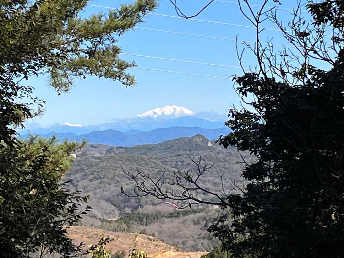 御嶽山が綺麗にみえます