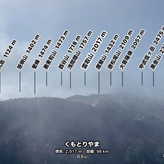 そんな遠くの山じゃなくて、すぐそこの山を教えてほしかった😅
いいよ、地図見るから😆