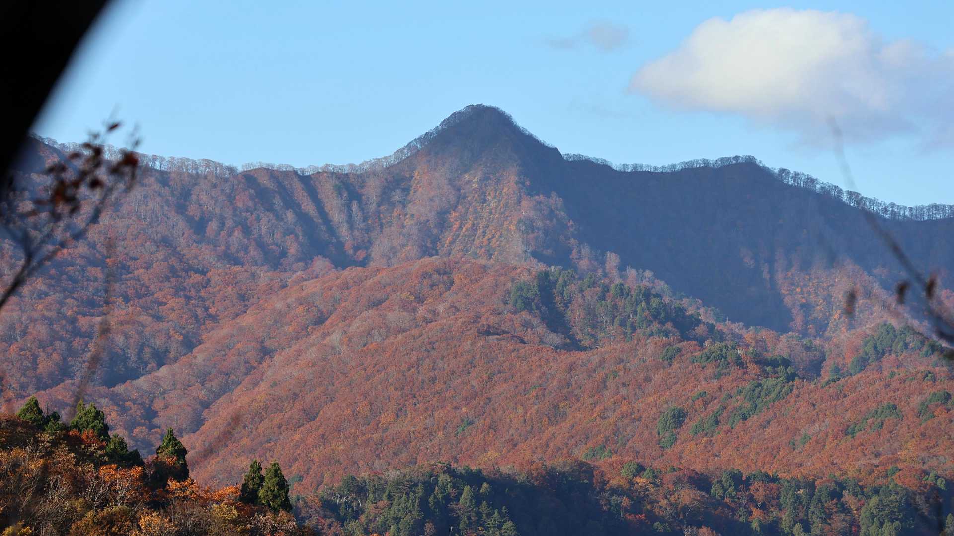 筑紫森からの御衣森