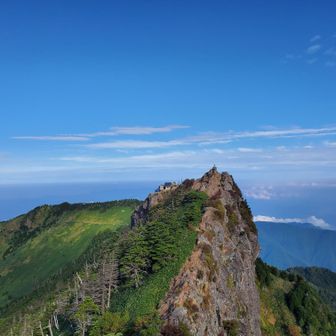 南尖鋒からの天狗岳👺