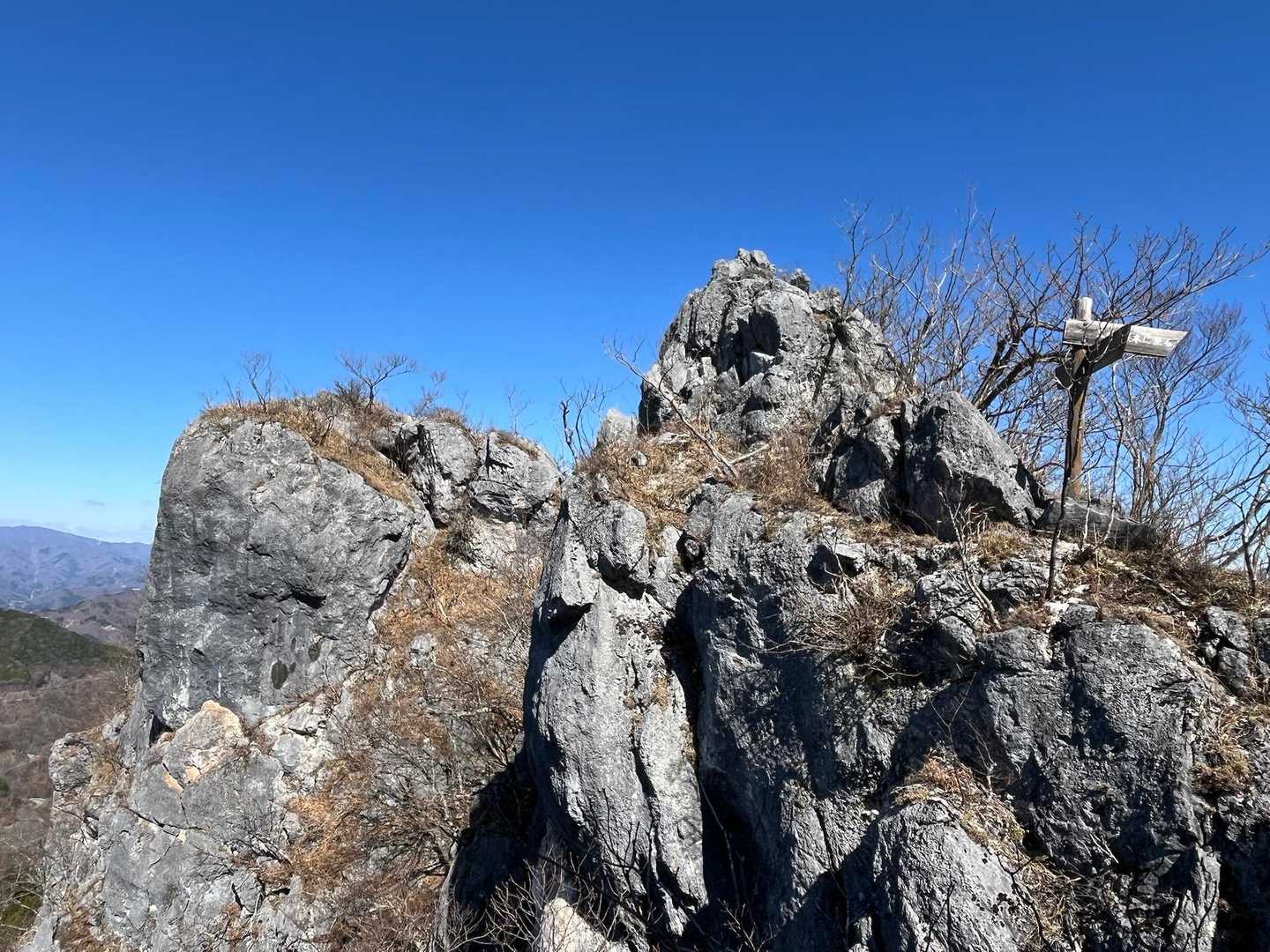 二子山倉尾登山口-股峠-二子山東岳-二子山西岳 往復コースの写真