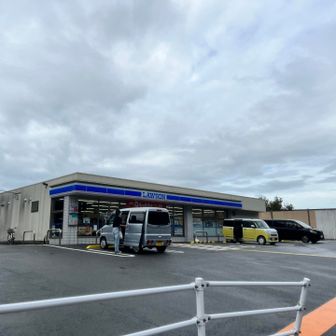 前回もお世話になったローソン🐄