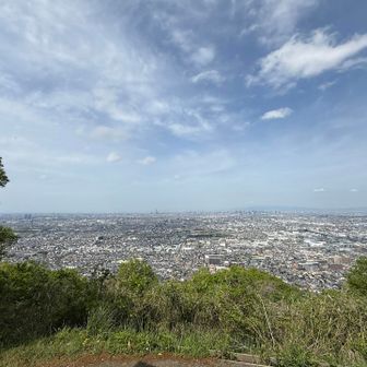 枚岡山展望台からの眺望
ハルカスも見えるよー！