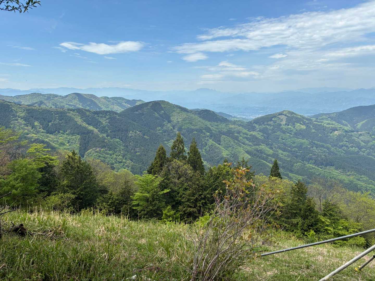 笠山-笠山峠-七重峠-堂平山-剣ヶ峰-白石峠 縦走コースの写真