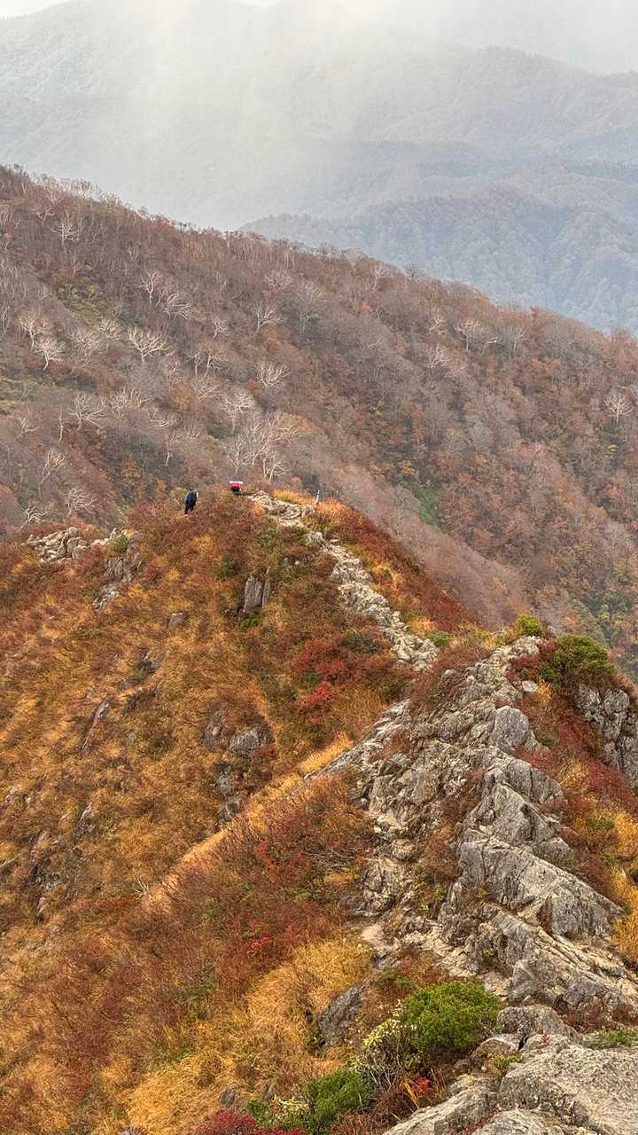 飯豊山、晩秋の稜線テン泊 の写真 48