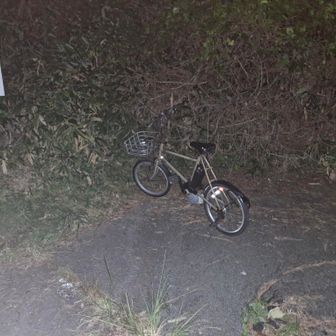 こんなところに放置自転車が
ちょっとお借りします
