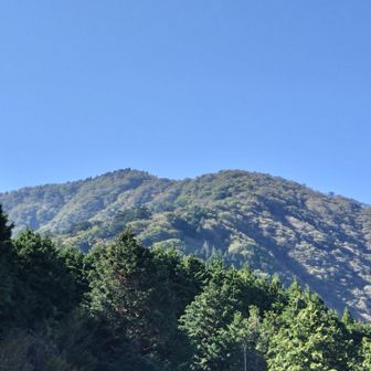 見晴らし台から見た大山✨️