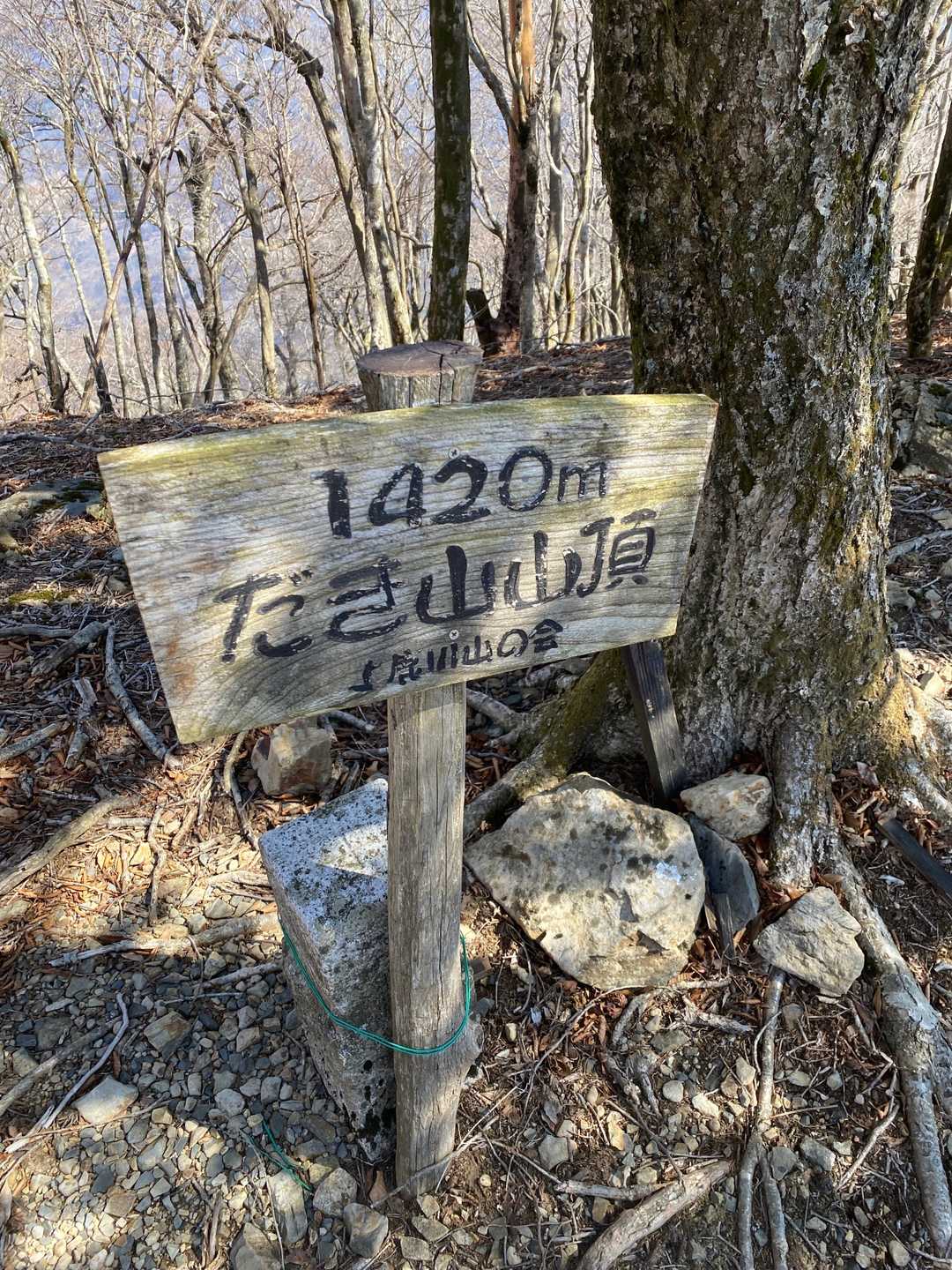 やったー❣️
『だき山』だ！
ハード過ぎ！
当分は、来たくないね。