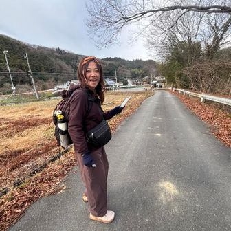 話に夢中で　いつもの如く、
道間違えしてました💦
「またやっちまったー」と方向転換