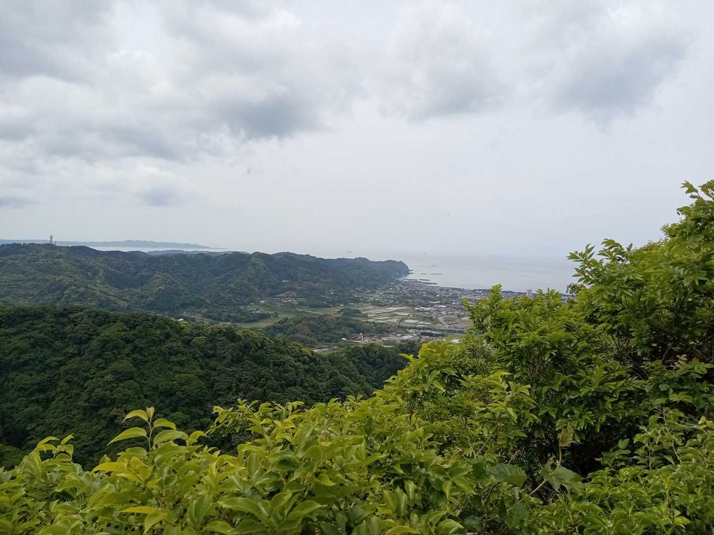 岩井方面から館山方面が見えます　👀