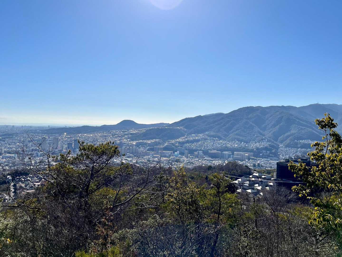 甲山が近くに見える👀