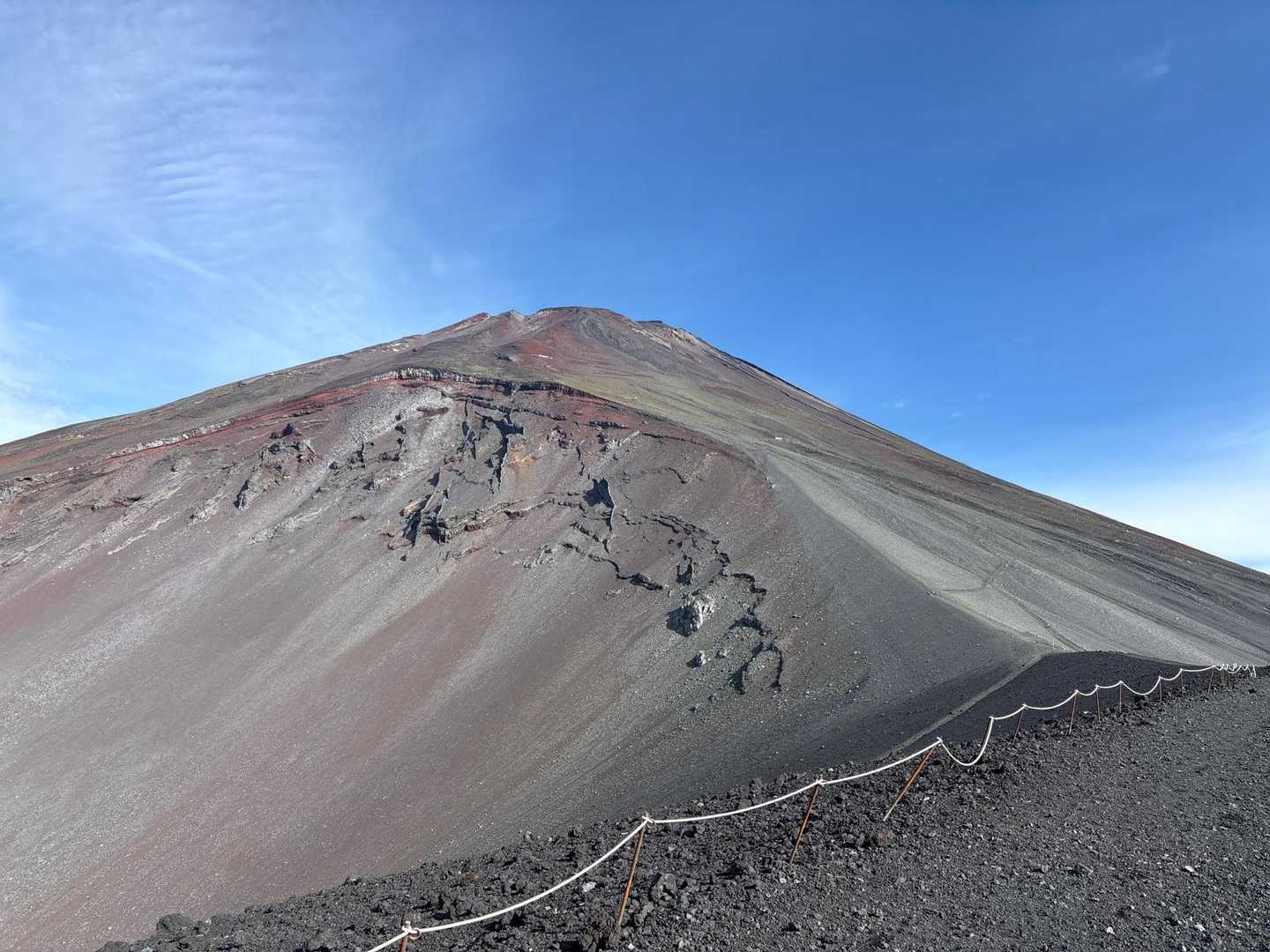 振り返ると富士山🗻