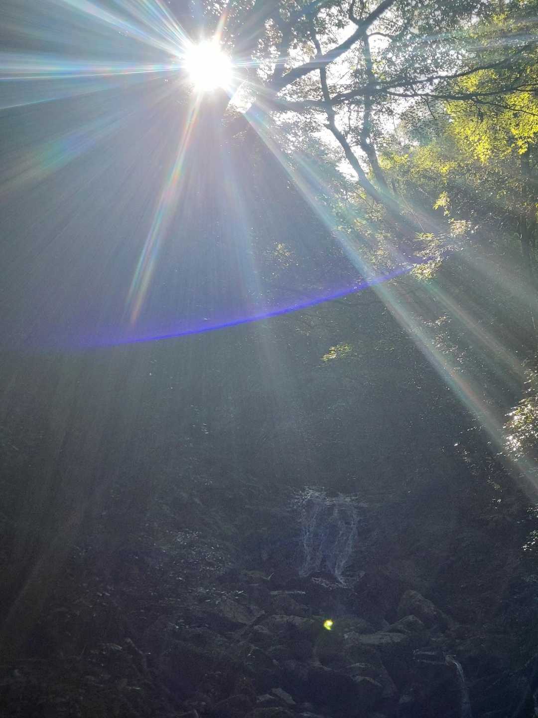 絹糸の滝