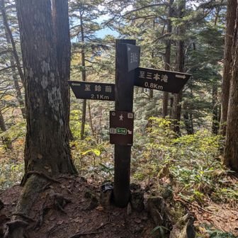 鈴蘭、乗鞍岳の分岐