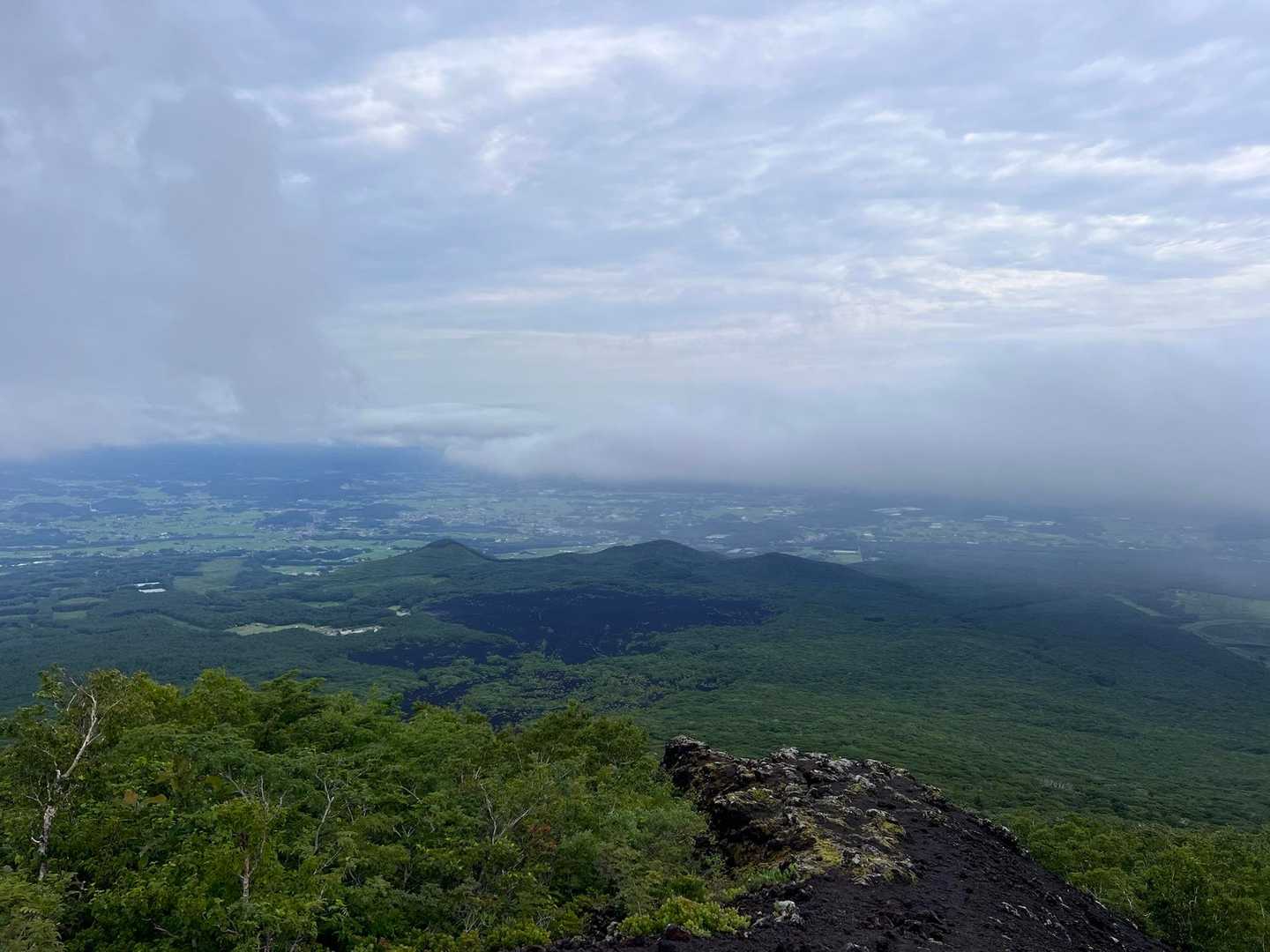 振り返って
天気は微妙な予報でしたが
眺める事ができました
