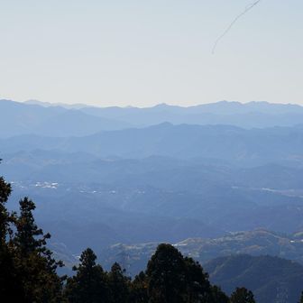 少しだけ大峯方面の展望😃