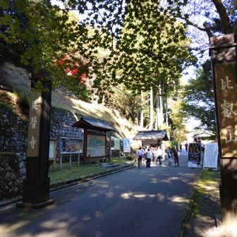 ケーブル延暦寺駅まで一旦下山し
其処から東海自然歩道に沿って
延暦寺の東塔地域の境内を
巡回するかのように参詣してゆきます。

因みに今回は立寄りませんが
西塔地域と横川地域の境内へも
東海自然歩道で其々行くことは可能です。