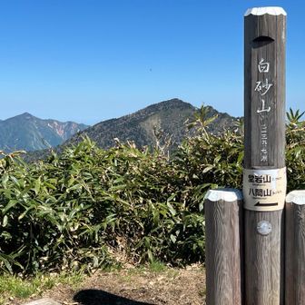 これこれ！これが見たかった❣️
佐武流山＆鳥甲山の二百名山❣️