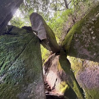 おたつ石　迎場コースで下山
