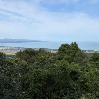 能登半島見えてます