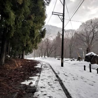 岩屋観音駐車場に車を置いて出発！