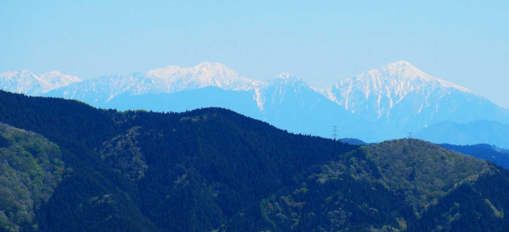 南ア南部。荒川岳、赤石岳。聖岳