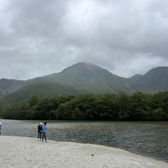 大正池と焼岳(登りそびれ)
