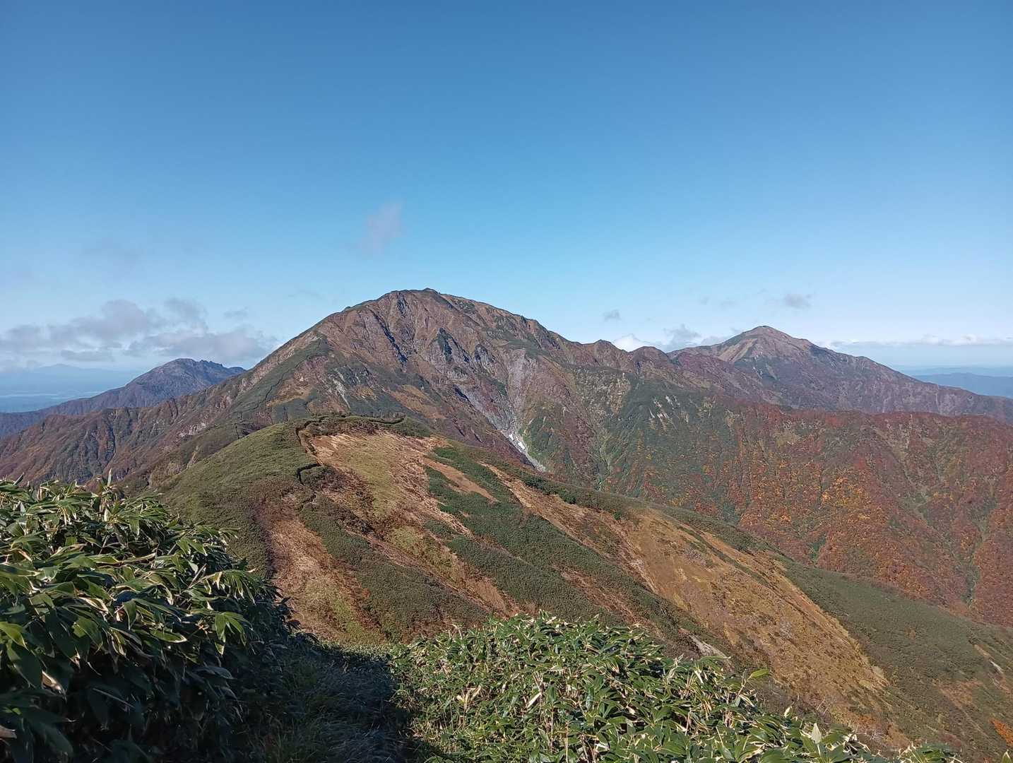 中ノ岳-小兎岳-兎岳-大水上山-丹後山-ジャコ平 周回コースの写真