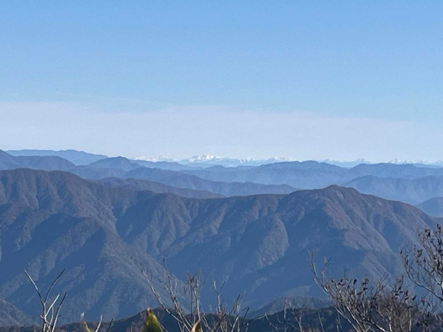 北アルプス方面。