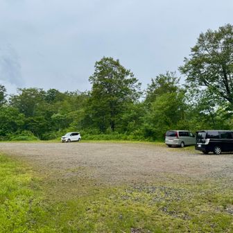 小赤沢登山口駐車場に帰還。