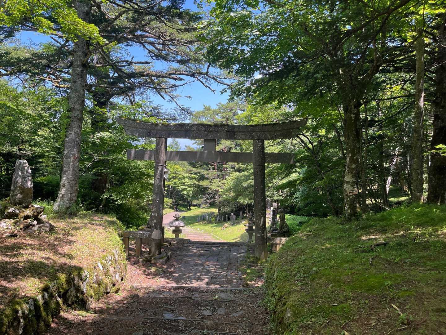 やっと下界に。　30℃は超えている。