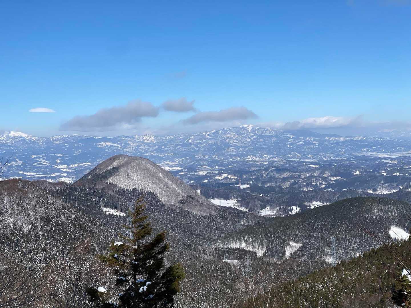 大平口-白鷹山-レーダー雨雪量計 往復コースの写真