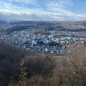 中山道（小田井宿・塩名田宿・八幡宿・望月宿・芦田宿） 望月の市街を見下ろせる