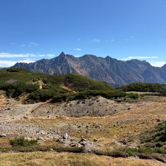弓折岳から槍穂高