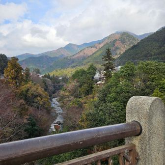 奥多摩駅に向かう途中