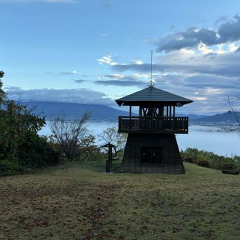 展望台と浅間山