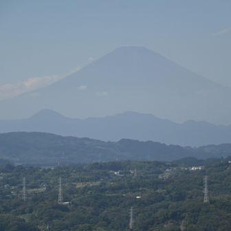 富士山をズームで