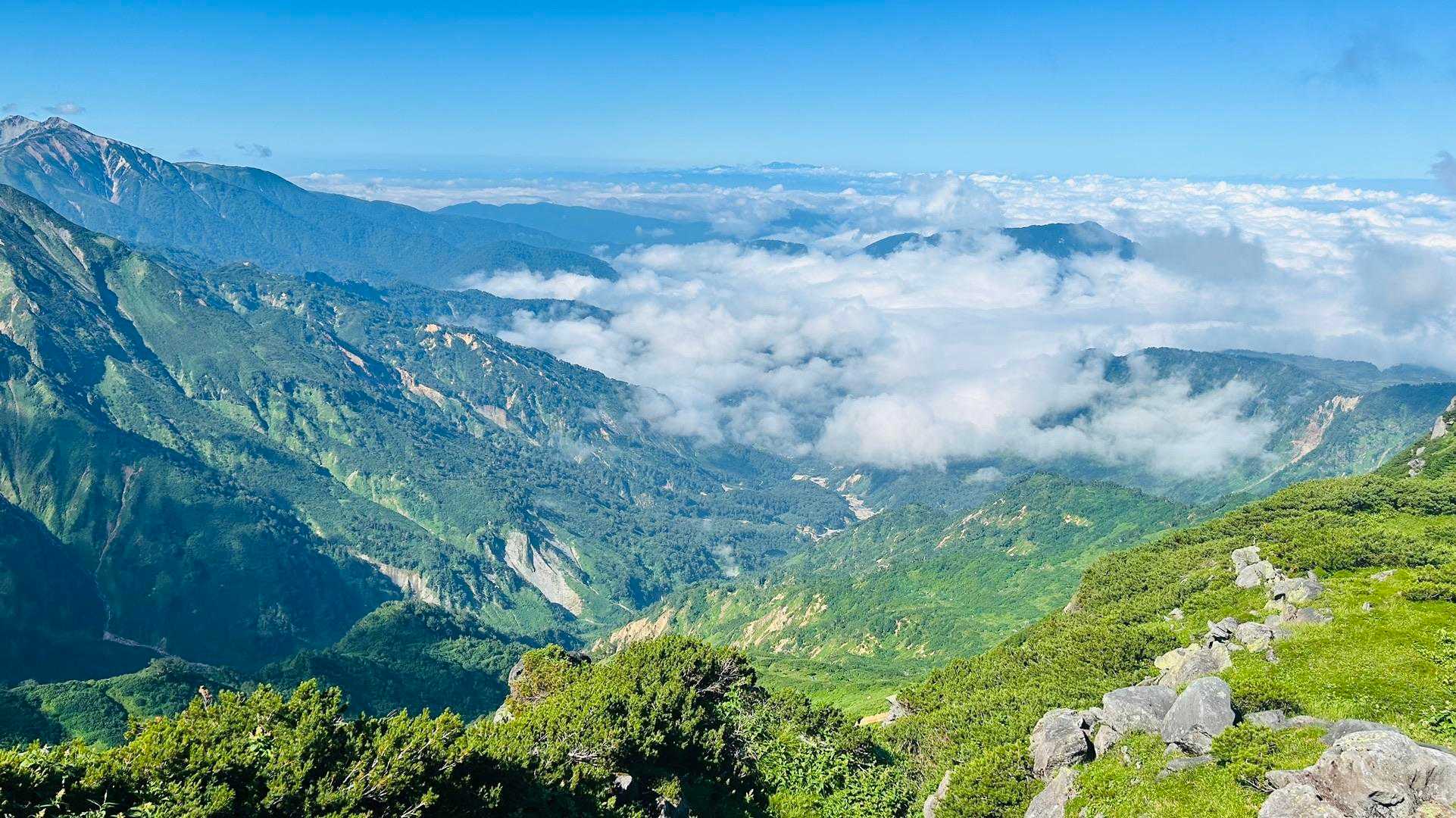 立山カルデラが今までで一番ガスもなく綺麗だ！