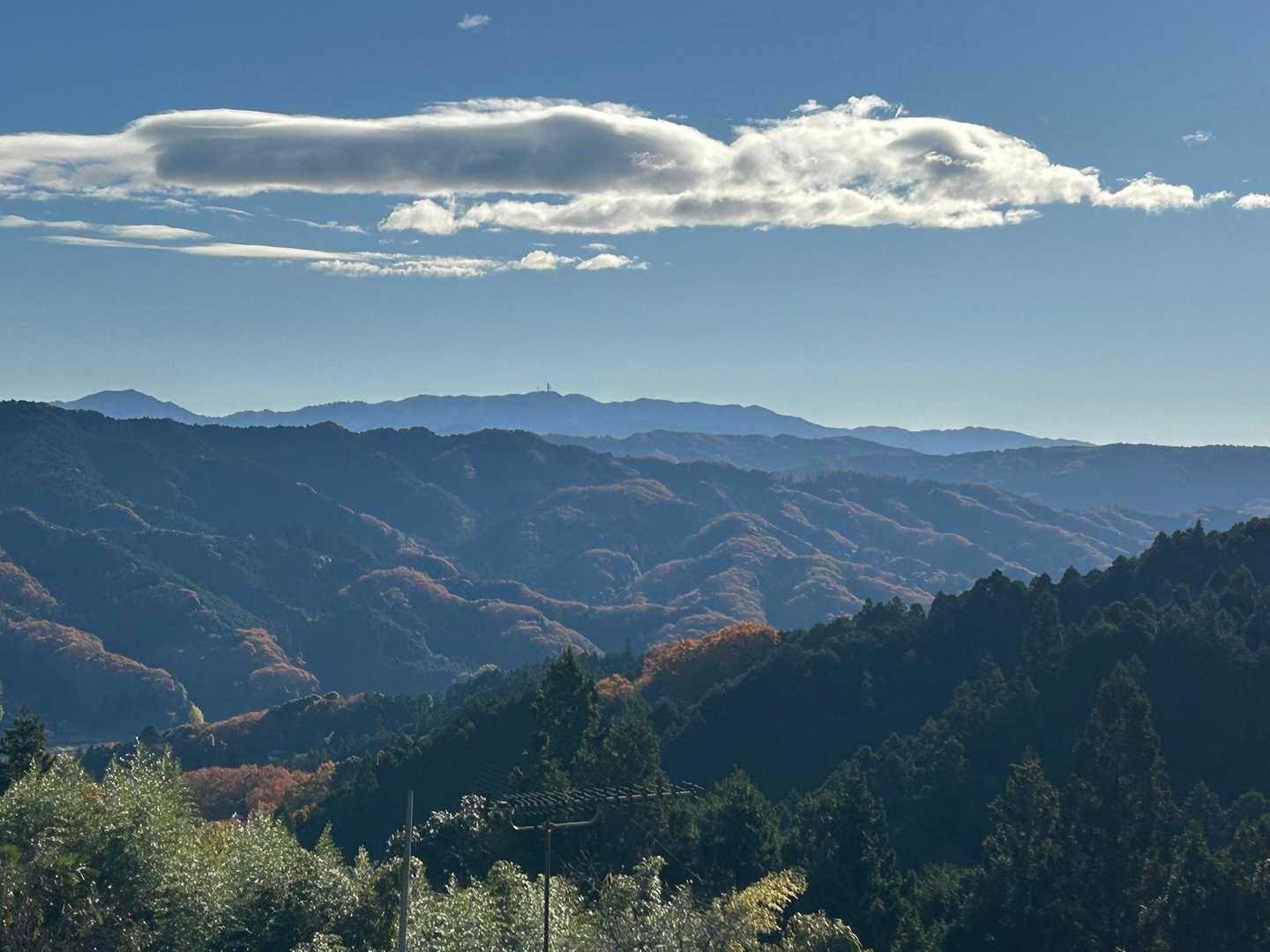 燃える山
写真では伝わらないのが残念😢