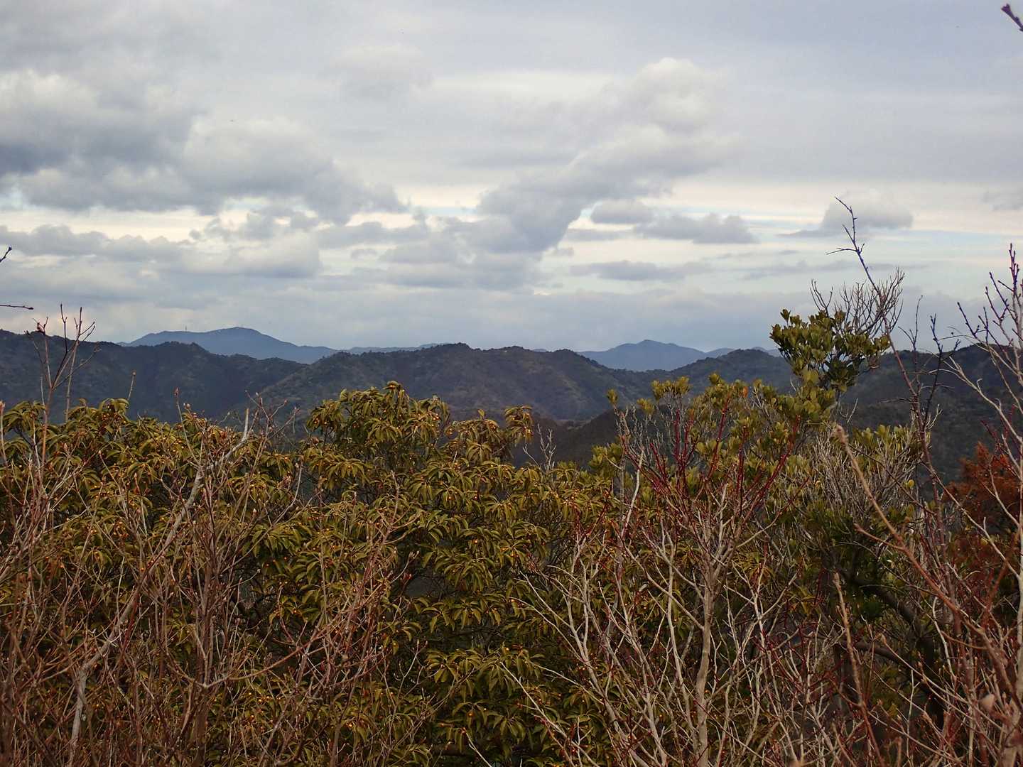 東西鳳翩山が見えてます。
