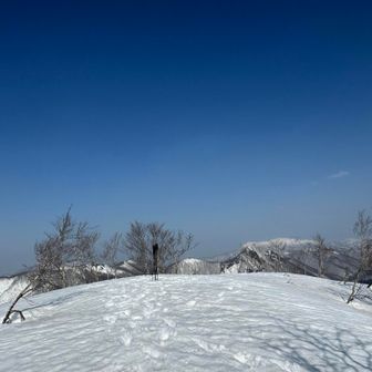 山頂部にポールを立てた🙌

ブルー🩵💙